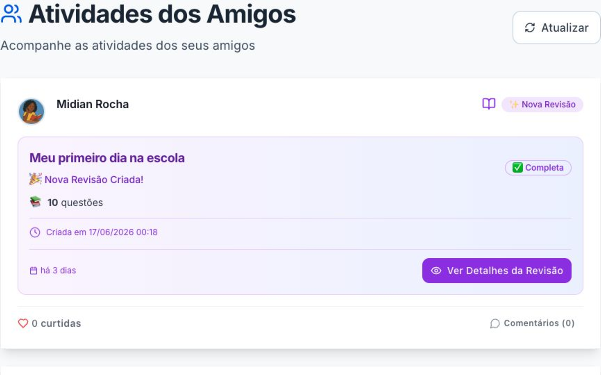 Timeline de estudos